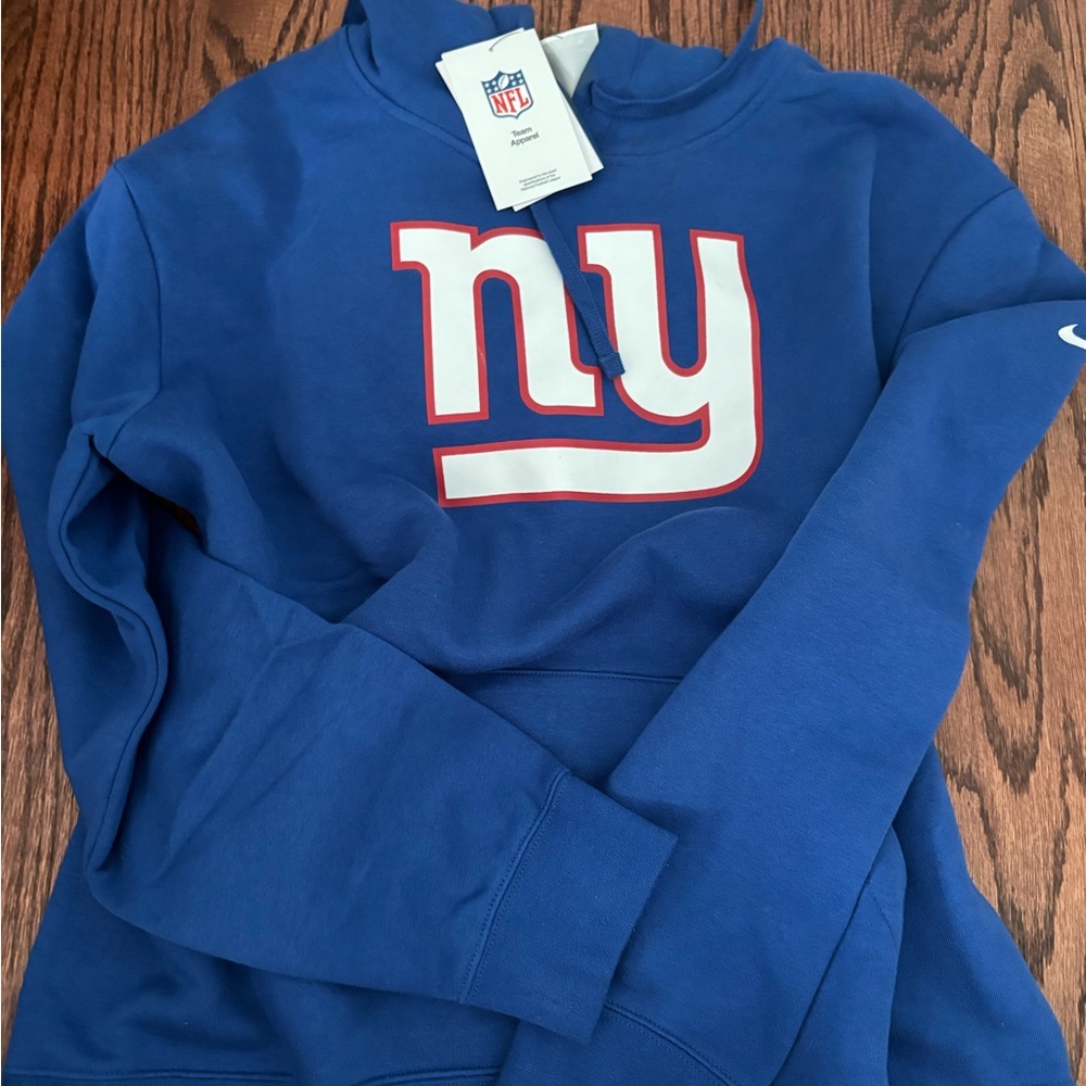 NFL Blue Hoodie with Red and White Logo